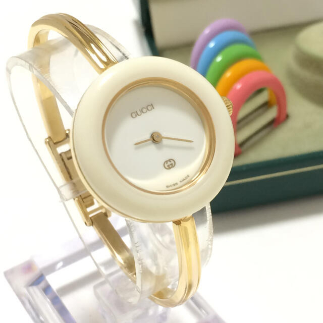 Gucci(グッチ)の3.グッチ GUCCI 時計 チェンジベゼル レディースのファッション小物(腕時計)の商品写真