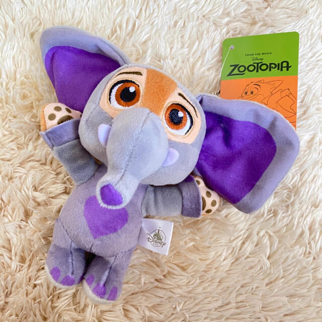Disney - ズートピア☆ゾウ フィニック ぬいぐるみ キーチェーン Disney - ズートピア☆ゾウ フィニック ぬいぐるみ キーチェーン