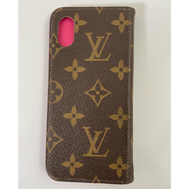 LOUIS VUITTON(ルイヴィトン)のLouis Vuitton iphoneケース【iphoneX,XS対応】手帳型 スマホ/家電/カメラのスマホアクセサリー(iPhoneケース)の商品写真