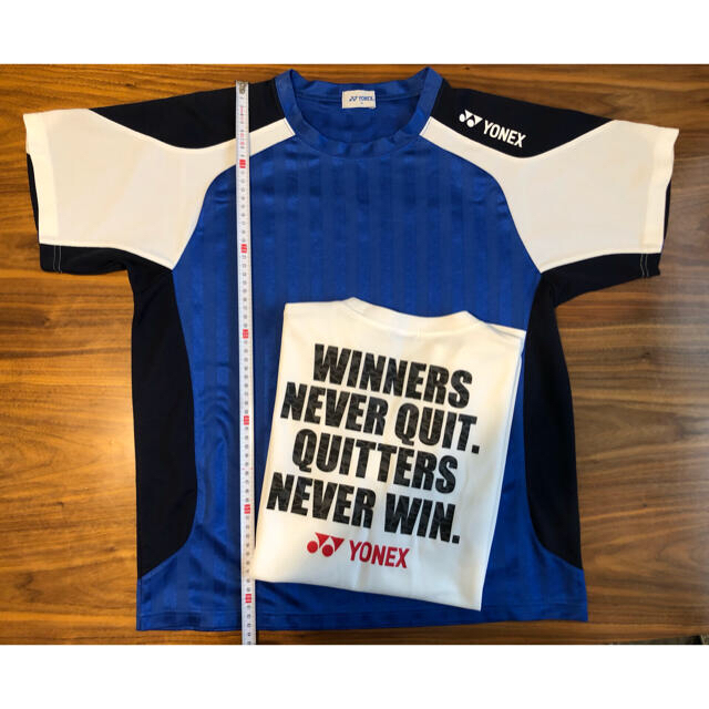 YONEX(ヨネックス)のヨネックス  Tシャツ　メンズ　Mサイズ　2枚セット スポーツ/アウトドアのテニス(ウェア)の商品写真