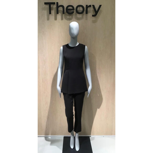 Theory 20aw チュニック丈プルオーバーブラウス