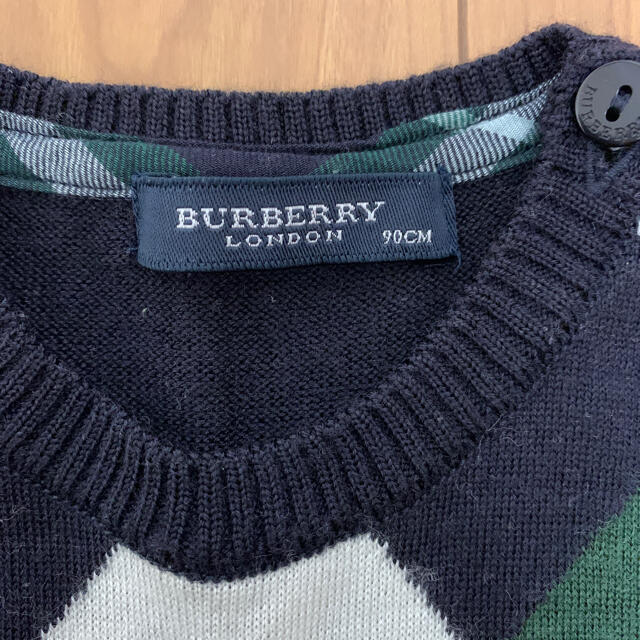 BURBERRY(バーバリー)のBurberry ベスト　子供90サイズ キッズ/ベビー/マタニティのキッズ服男の子用(90cm~)(ニット)の商品写真