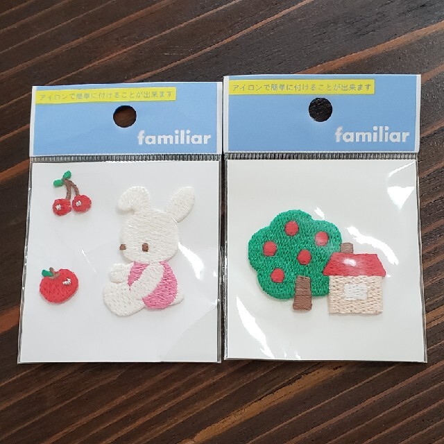 familiar(ファミリア)のfamiliar　アイロンワッペン キッズ/ベビー/マタニティのこども用ファッション小物(その他)の商品写真