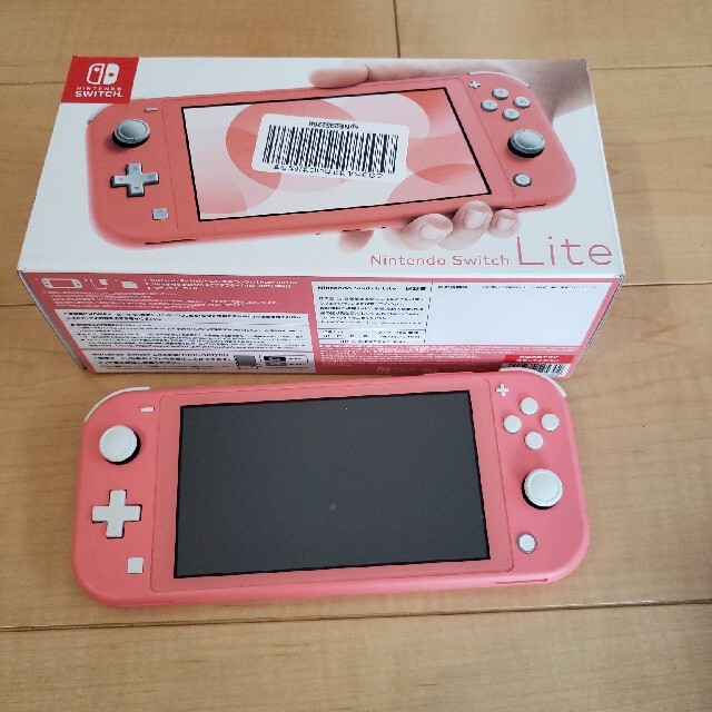 新しい Switchライト☆コーラルピンク 美品 携帯用ゲーム機本体