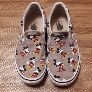 ヴァンズ(VANS)のミッキー Vansスリッポン 18(スリッポン)