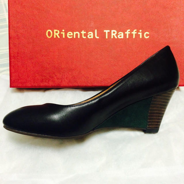 ORiental TRaffic(オリエンタルトラフィック)のブラック パンプス レディースの靴/シューズ(ハイヒール/パンプス)の商品写真