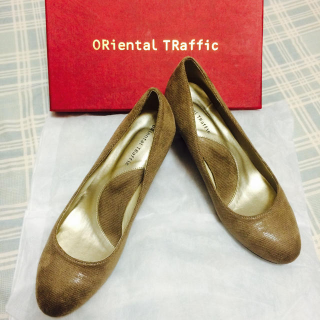 ORiental TRaffic(オリエンタルトラフィック)のヘポインテッドトゥ柄 パンプス レディースの靴/シューズ(ハイヒール/パンプス)の商品写真