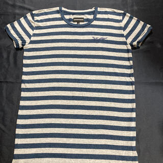 エンポリオアルマーニ(Emporio Armani)のEMPORIO ARMANI Tシャツ  XL ブルー(Tシャツ/カットソー(半袖/袖なし))
