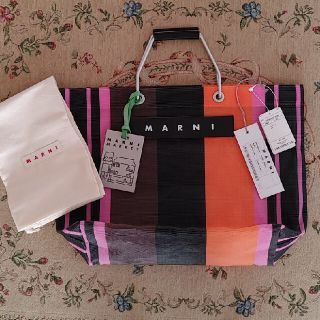 マルニ(Marni)の新品同様⭐MARNI　ストライプトートbag⭐(トートバッグ)