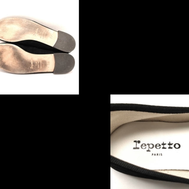 repetto(レペット)のレペット 38 レディース - 黒 リボン レディースの靴/シューズ(その他)の商品写真