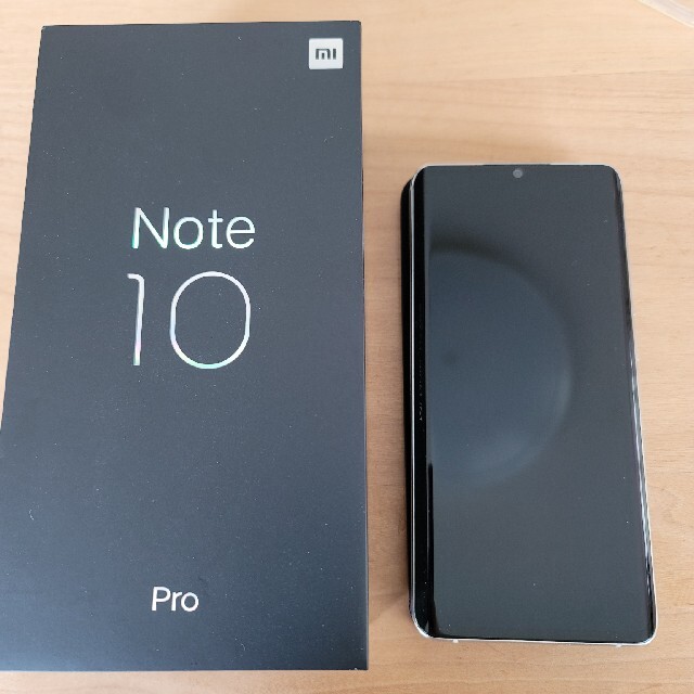 スマホ/家電/カメラ超美品! Xiaomi Mi Note 10 Pro Simフリー