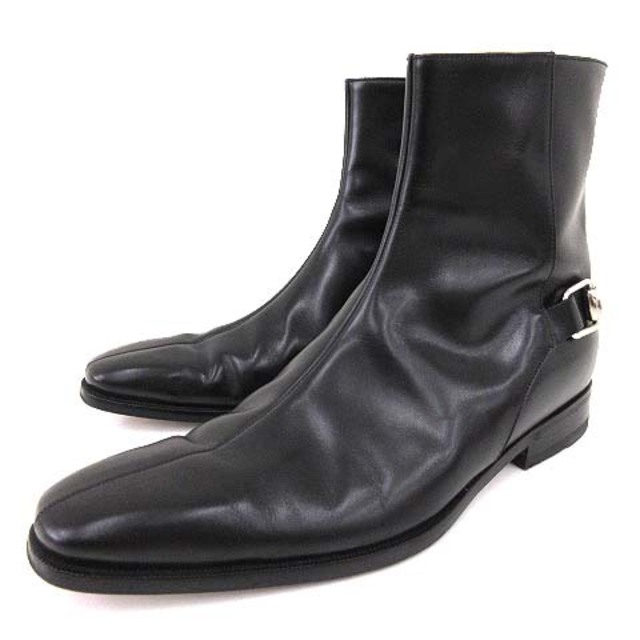 Gucci - グッチ ホースビット ブーツ レザー 39.5 約24.5~25cm 黒の