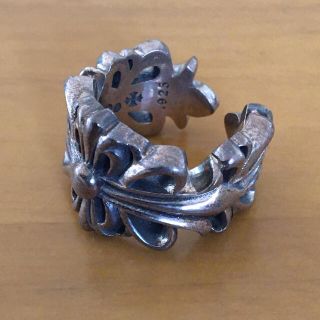 クロムハーツ(Chrome Hearts)のフローラルクロスリング　17号(リング(指輪))