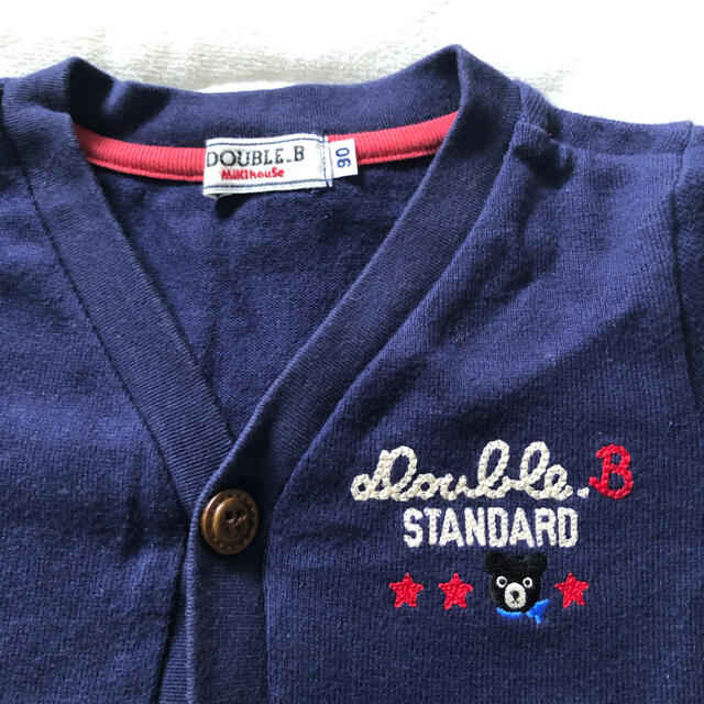 DOUBLE.B(ダブルビー)のダブルビー  カーディガン キッズ/ベビー/マタニティのキッズ服男の子用(90cm~)(カーディガン)の商品写真