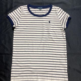 ポロラルフローレン(POLO RALPH LAUREN)の未着用❗️ラルフローレン ボーダー Tシャツ150 紺×白(Tシャツ/カットソー)