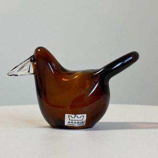 イッタラ(iittala)のシエッポ ブラウン オイバ・トイッカ バード アラビア イッタラ 1(置物)