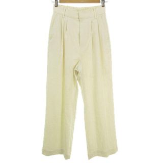 アメリヴィンテージ(Ameri VINTAGE)のアメリ AMERI LITTLE LINEN PANTS オフホワイト M(その他)