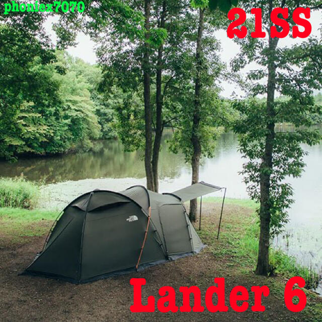 Lander6ノースフェイス ランダー6【NV22100】テント Lander6 新品・未開封