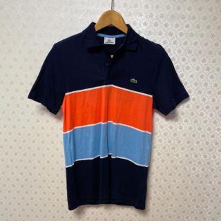 ラコステ(LACOSTE)の❇️良品❇️ラコステ❇️メンズ❇️半袖ポロシャツ❇️ボーダー❇️（株）ファブリカ(ポロシャツ)