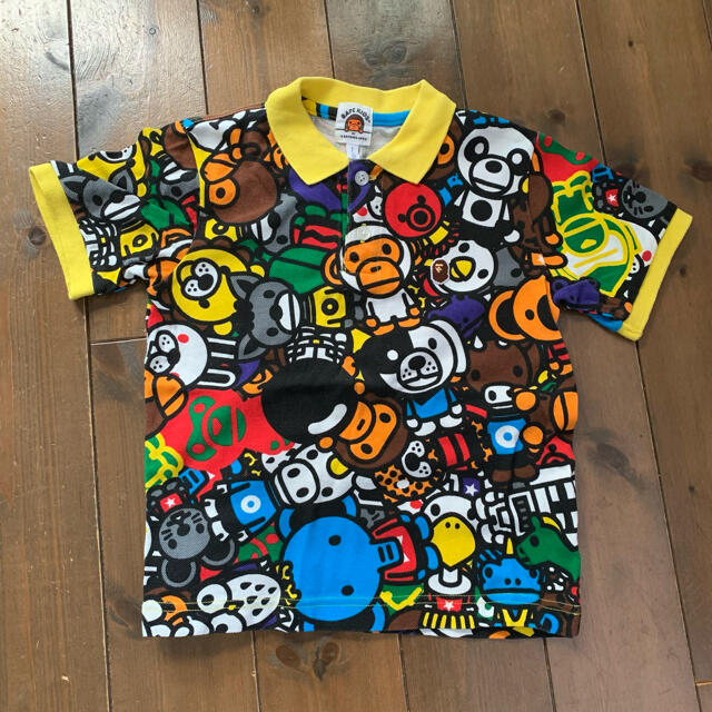 A BATHING APE - BAPE キッズ ポロシャツの通販 by チョコ｜ア ...