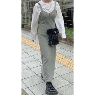 ザラ(ZARA)の【美品】ZARA キャミソールワンピース🌿　Lサイズ(ロングワンピース/マキシワンピース)