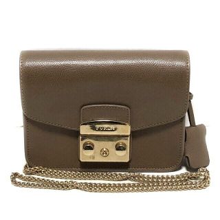 フルラ(Furla)のフルラ メトロポリス ブラウン レザー(ショルダーバッグ)