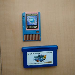 ゲームボーイアドバンス(ゲームボーイアドバンス)のGBA ロックマンエグゼ4 トーナメントブルームーン(携帯用ゲームソフト)