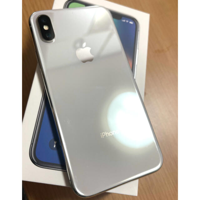 iPhone X 64G シルバー　国内Apple SIMフリー