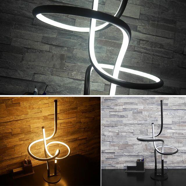 LED テーブルライト 間接照明 デスクスタンド インテリア TL-25BKの