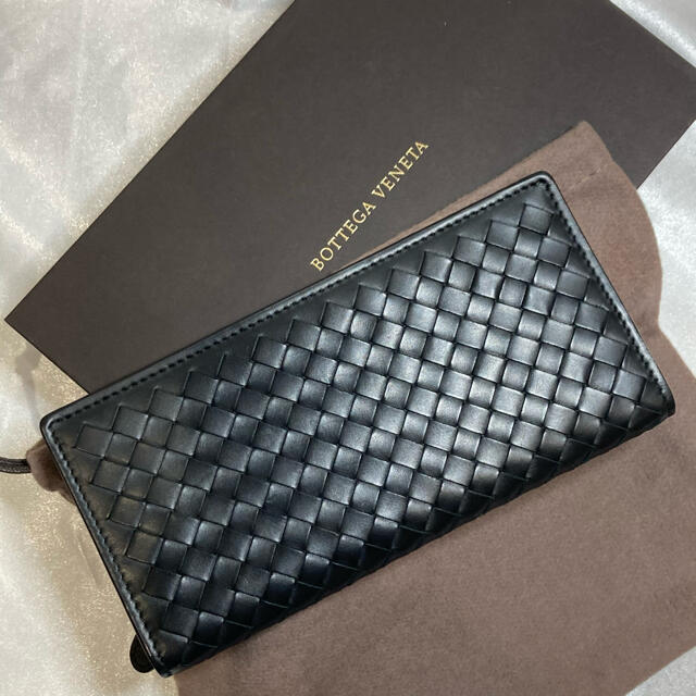 Bottega Veneta(ボッテガヴェネタ)の【美品】BOTTEGAVENETA ボッテガヴェネタ　イントレチャート　長財布 メンズのファッション小物(長財布)の商品写真