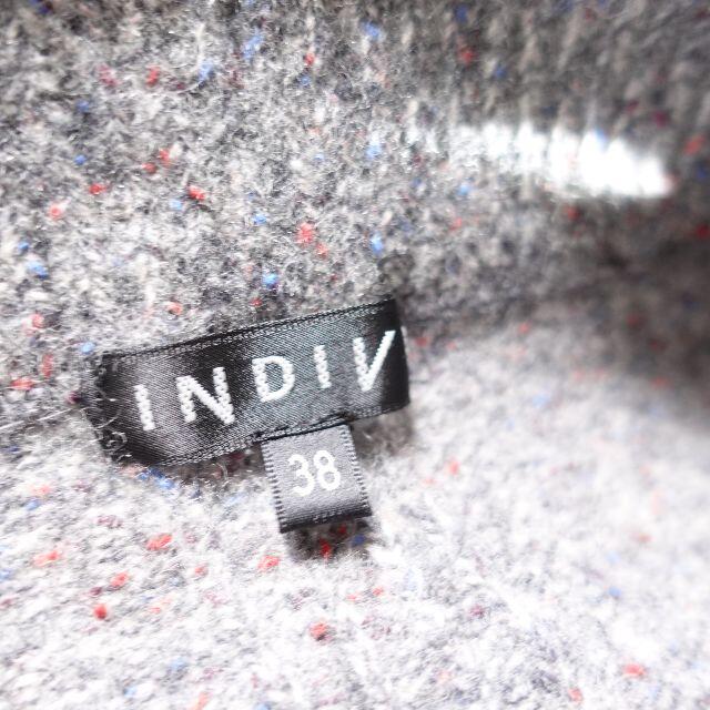 INDIVI(インディヴィ)の■INDIVI ニットワンピース　グレー　レディースM レディースのワンピース(ロングワンピース/マキシワンピース)の商品写真
