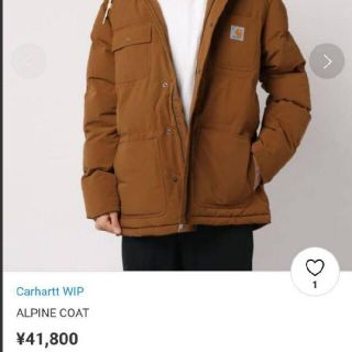 カーハート(carhartt)のCarhartt wip ALPINE COAT 超美品 (ダウンジャケット)