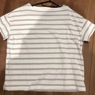 ムジルシリョウヒン(MUJI (無印良品))の無印ボーダーtシヤツ(Tシャツ(半袖/袖なし))