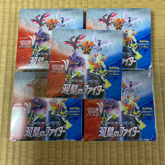 ポケモンカード　双璧のファイター　5box