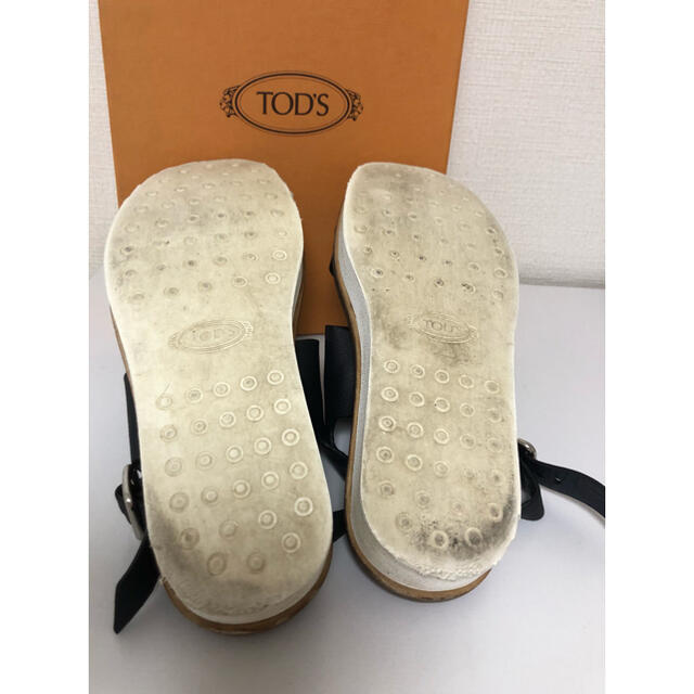 TOD'S サンダル　ダークブルー　39