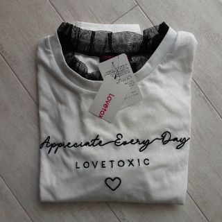 ナルミヤ インターナショナル(NARUMIYA INTERNATIONAL)のナルミヤ　Love toxic　長袖Tシャツ　150cm(ワンピース)