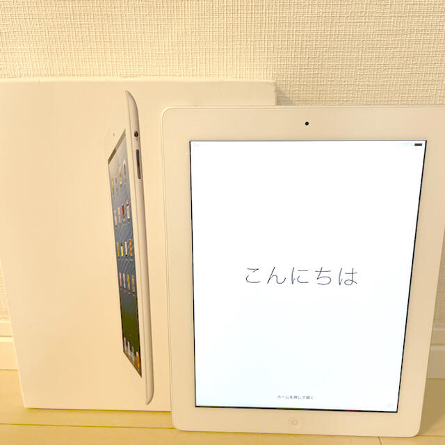 iPad第4世代　16GB 美品　ホワイトシルバー　Wi-Fiモデル完全動作品