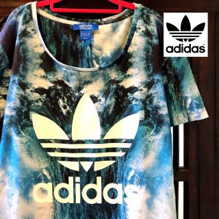 アディダス(adidas)のアディダス 海外限定 スプラッシュ Tシャツ 滝 海 タンクトップ ジャージ(Tシャツ/カットソー(半袖/袖なし))