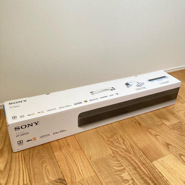 SONY HT-X8500 サウンドバー デュアルサブウーファー内蔵 4K 人気