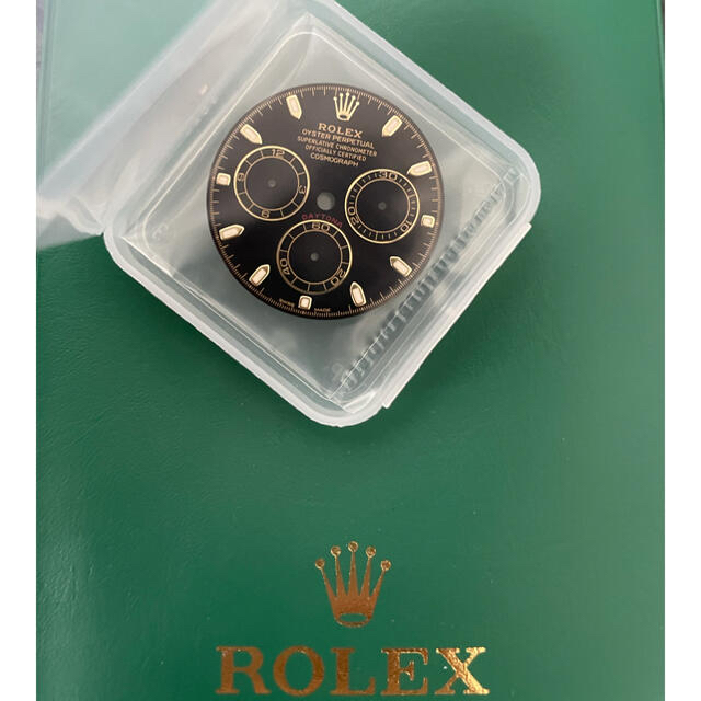 宅配便配送 ROLEX 116518LN 針セット 文字盤 黒 腕時計(アナログ)
