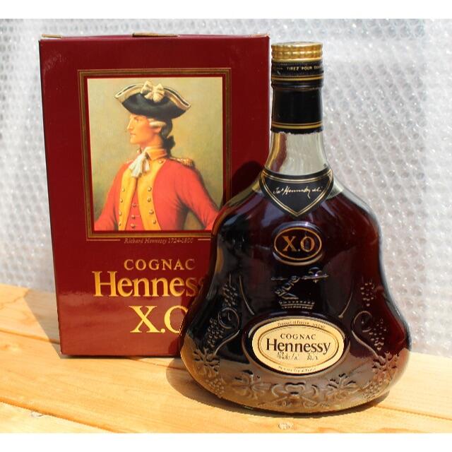 未開封★Hennessy【ヘネシー】 XO 金キャップ クリア ハーフボトル 350ml 箱付