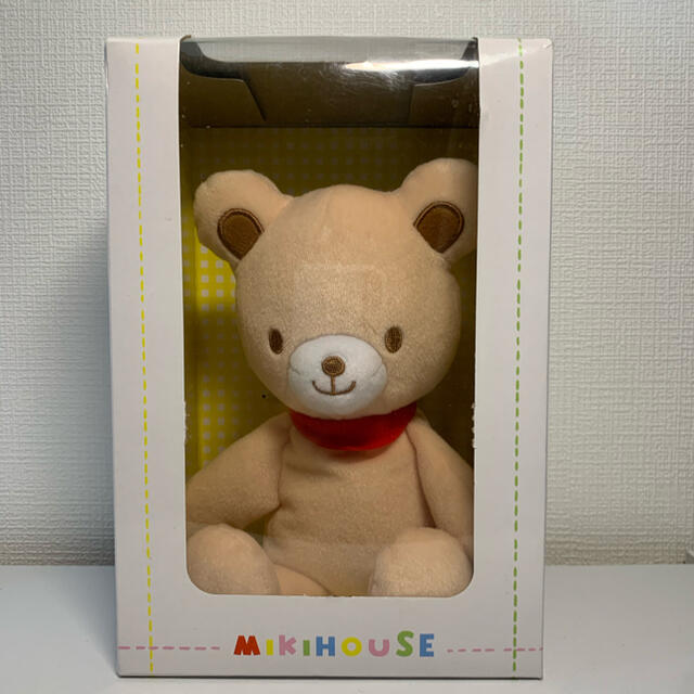 mikihouse(ミキハウス)のミキハウス　オルゴールベア　ラビット エンタメ/ホビーのおもちゃ/ぬいぐるみ(ぬいぐるみ)の商品写真