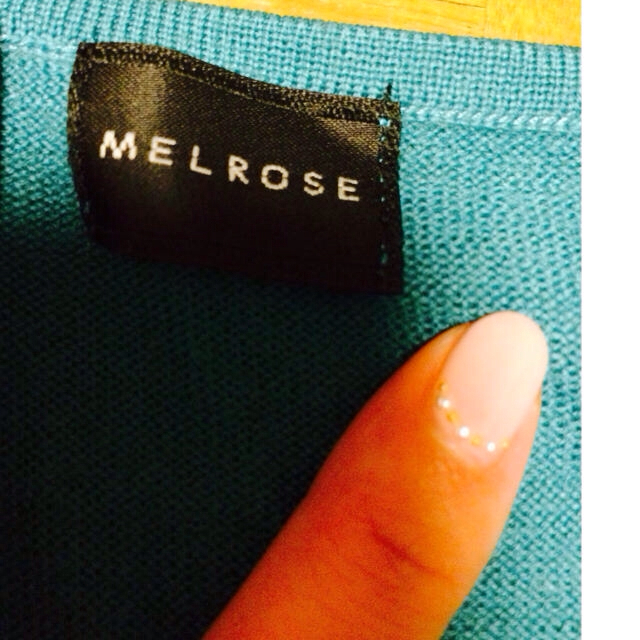 MELROSE(メルローズ)のニットコンビトップス レディースのトップス(ニット/セーター)の商品写真