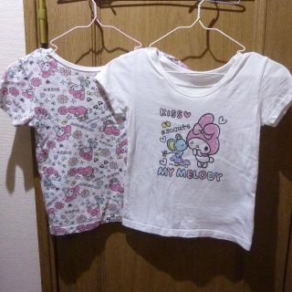 マイメロディ(マイメロディ)のサンリオ　マイメロディーのＴシャツ　２枚セット　サイズ110　[775]他１枚(Tシャツ/カットソー)