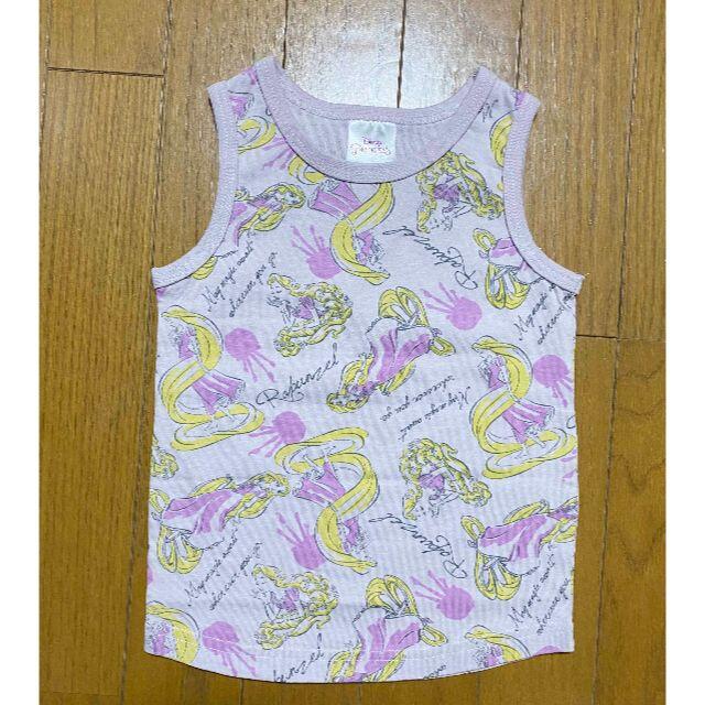 Disney(ディズニー)の新品 2枚 90 ★ ディズニー ラプンツェル Tシャツ タンクトップ キッズ/ベビー/マタニティのキッズ服女の子用(90cm~)(Tシャツ/カットソー)の商品写真