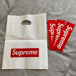 シュプリーム(Supreme)のシュプリーム　ステッカー3枚&ショッパー(その他)