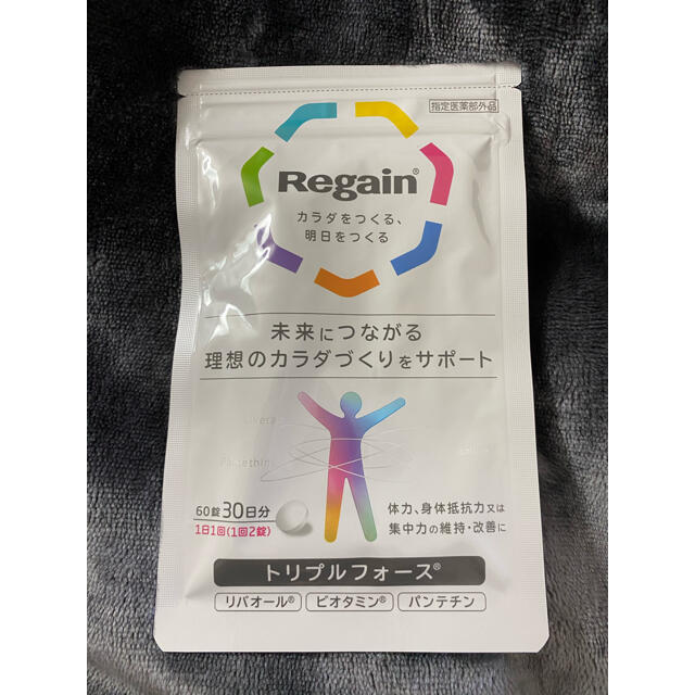 第一三共ヘルスケア(ダイイチサンキョウヘルスケア)のリゲイン トリプルフォース 30日分(60錠) 2袋 食品/飲料/酒の健康食品(その他)の商品写真