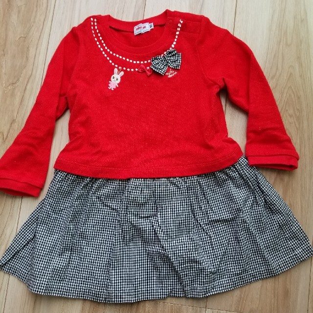 mikihouse(ミキハウス)のミキハウス　ワンピース キッズ/ベビー/マタニティのキッズ服女の子用(90cm~)(ワンピース)の商品写真