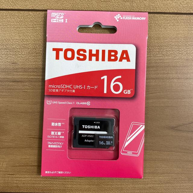 東芝(トウシバ)のTOSHIBA micro SDHC UHS-Iカード　16GB スマホ/家電/カメラのスマホ/家電/カメラ その他(その他)の商品写真