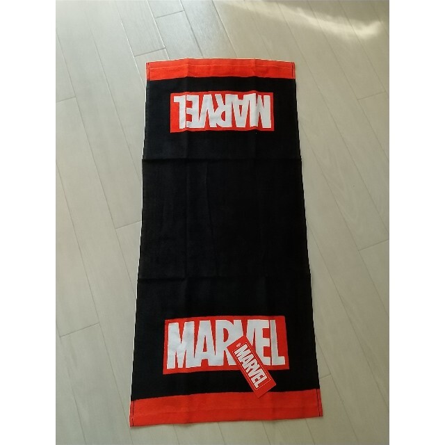 MARVEL(マーベル)のお値下げ中！【新品】MARVEL　タオル インテリア/住まい/日用品の日用品/生活雑貨/旅行(タオル/バス用品)の商品写真